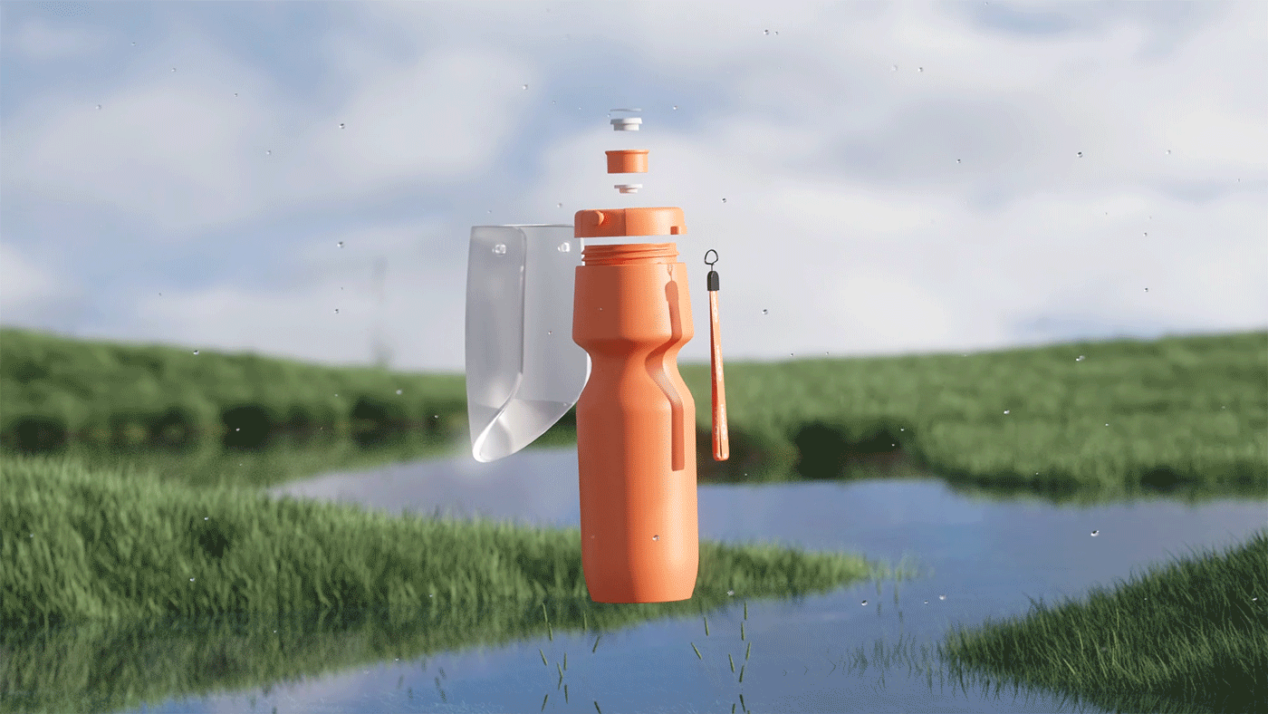 户外狗狗宠物杯子狗狗猫动物三维淘宝短视频设计制作