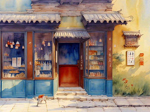 AI绘画档案馆｜生活