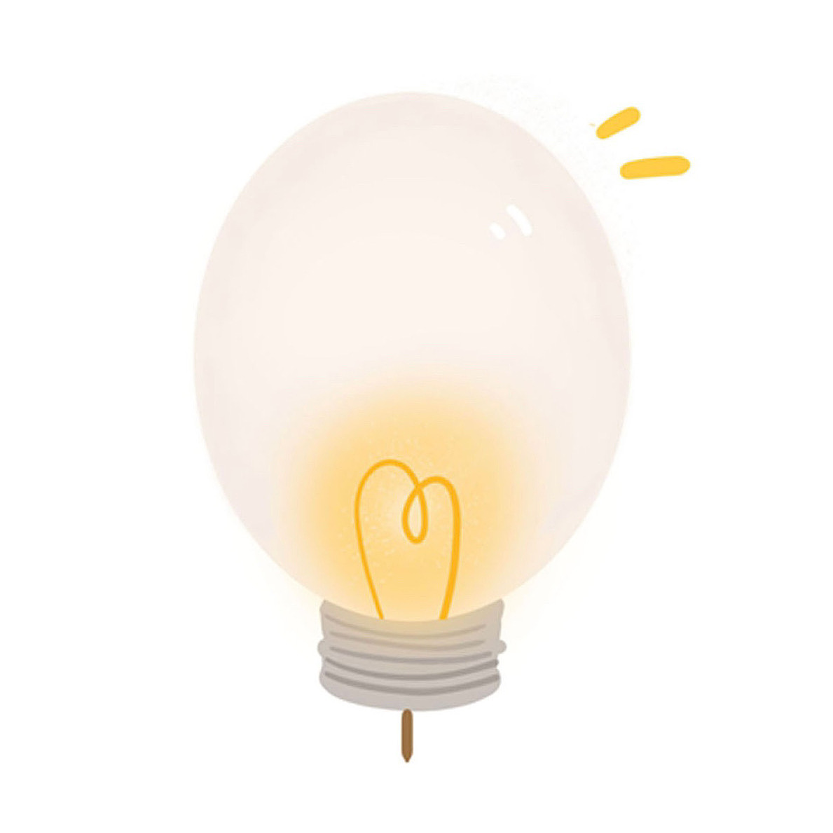 有时候鸡蛋当作灯泡来使用也是个不错的选择