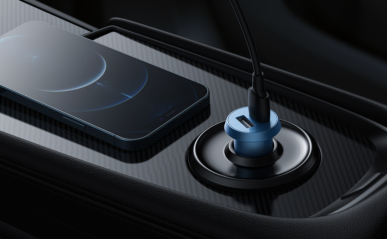 又一组车充渲染图（图ZMjUxNzI4NTMy） - 产品 - 站酷设计师TheFall原创素材 - 站酷ZCOOL