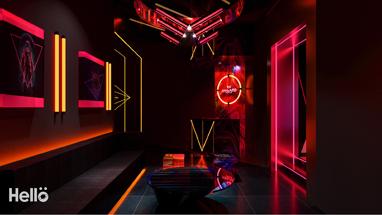 哈喽设计 | ASGARD NIGHT CLUB 阿斯嘉特酒吧空间设计（图ZMjE0NDE2ODgw） - 家装设计 - 站酷设计师哈喽品牌设计原创素材 - 站酷ZCOOL