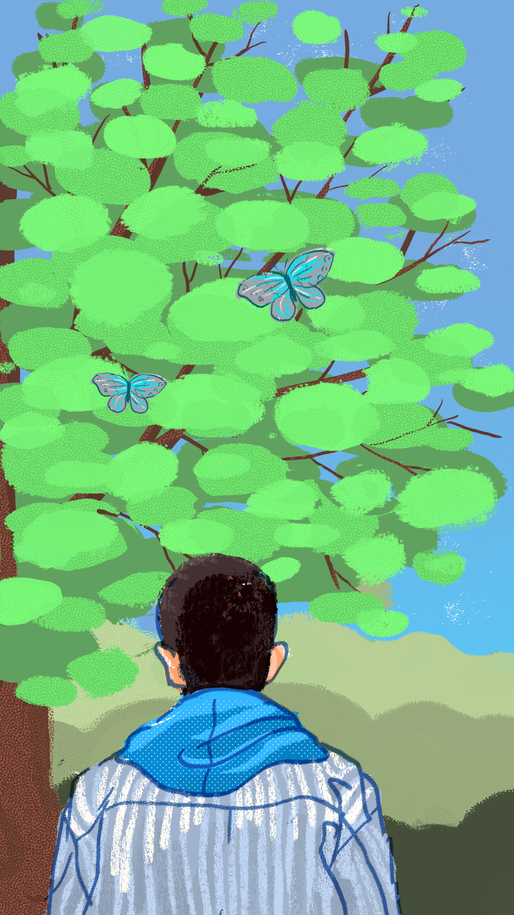 树下|插画|商业插画|steedw - 原创作品 - 站酷 (zcool)