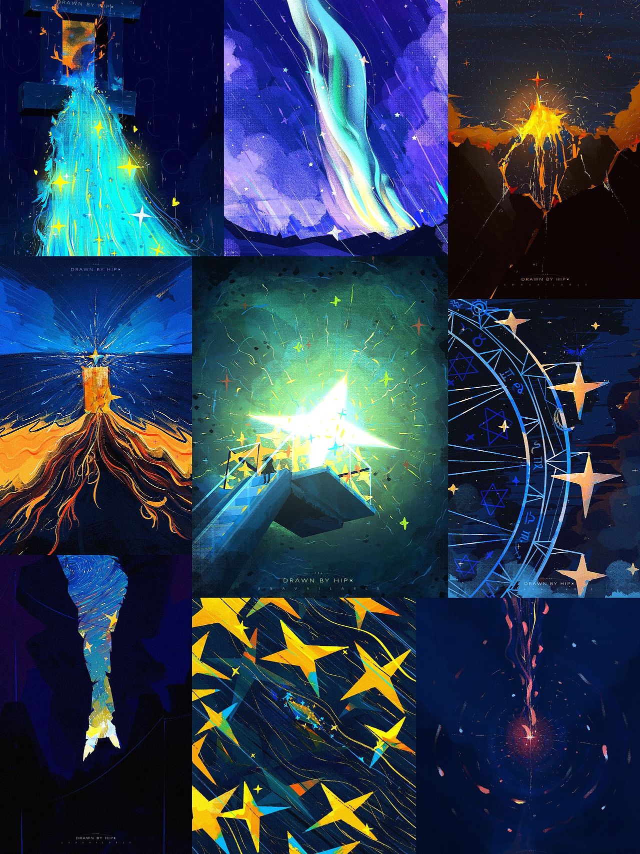 《与星之约》系列插画-合集1-旅行