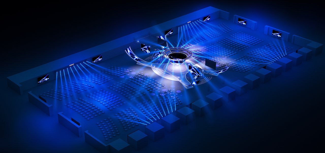 oppo 2019年会舞台一