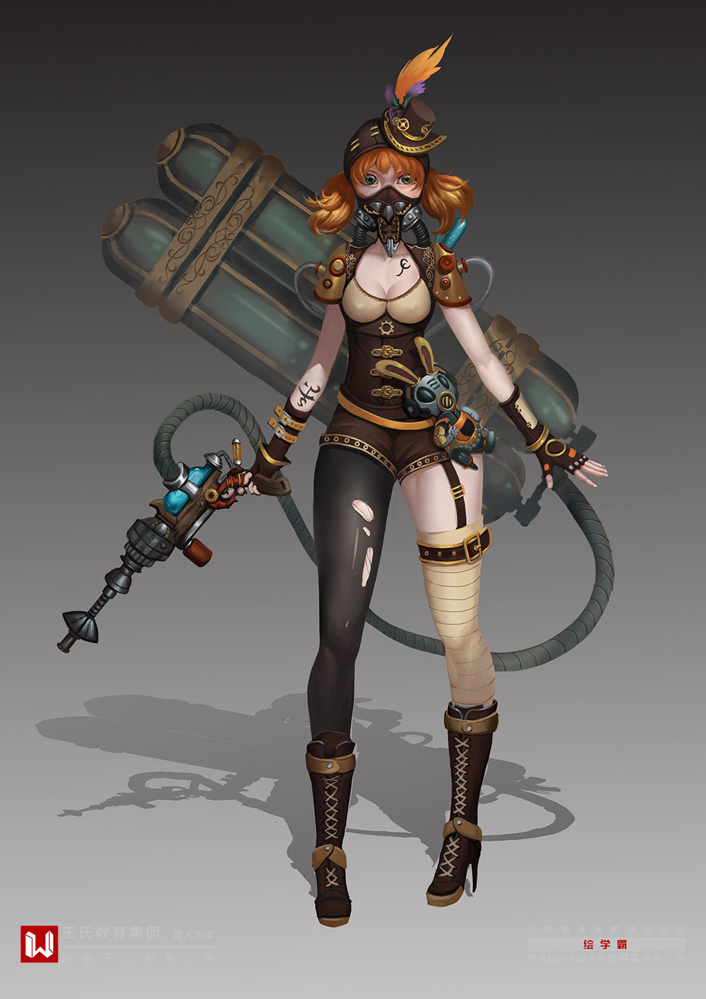 原画丨绘画丨插画丨王氏教育学生原画作品|插画|游戏原画|cgwang王氏