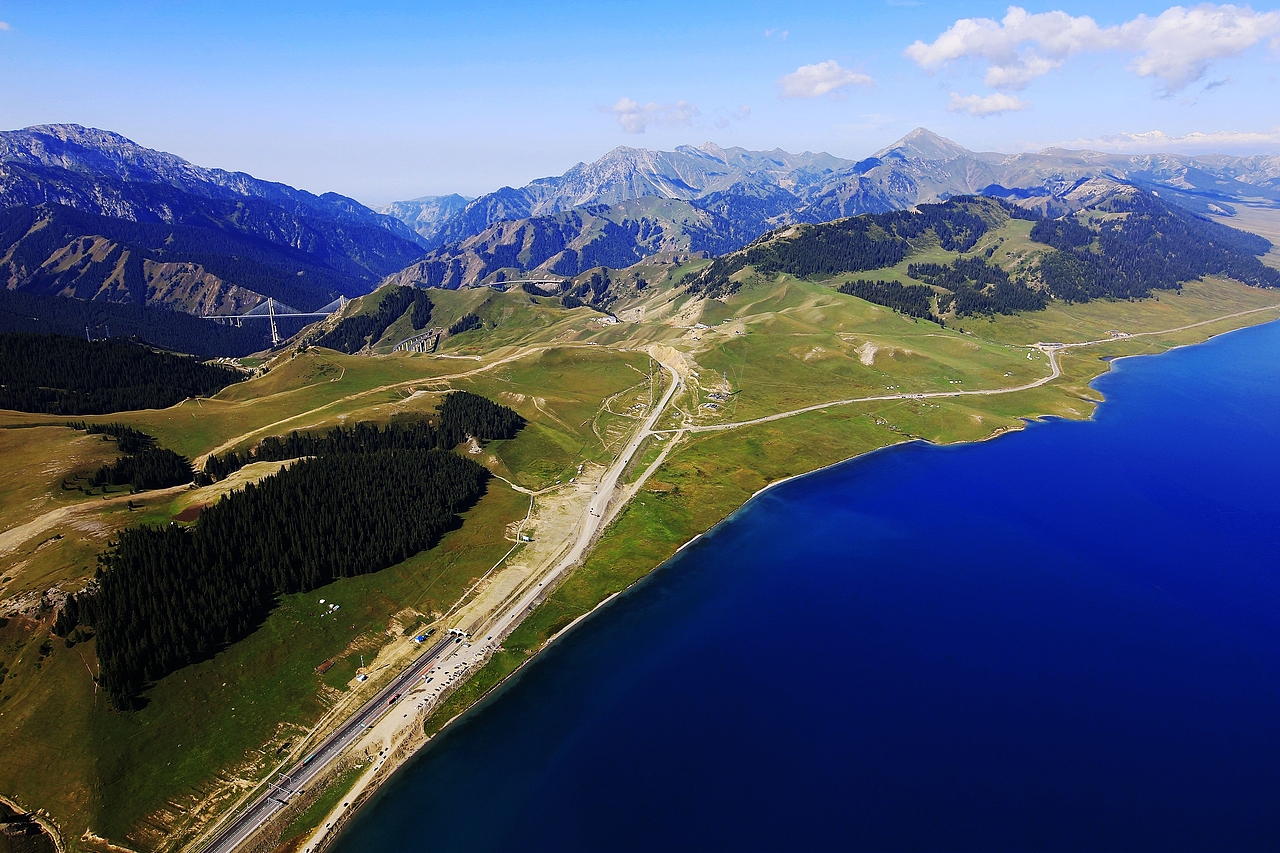 新疆伊犁航拍（图ZMTM3NDIzMTA4） - 风光摄影 - 站酷设计师秦南人摄影原创素材 - 站酷ZCOOL