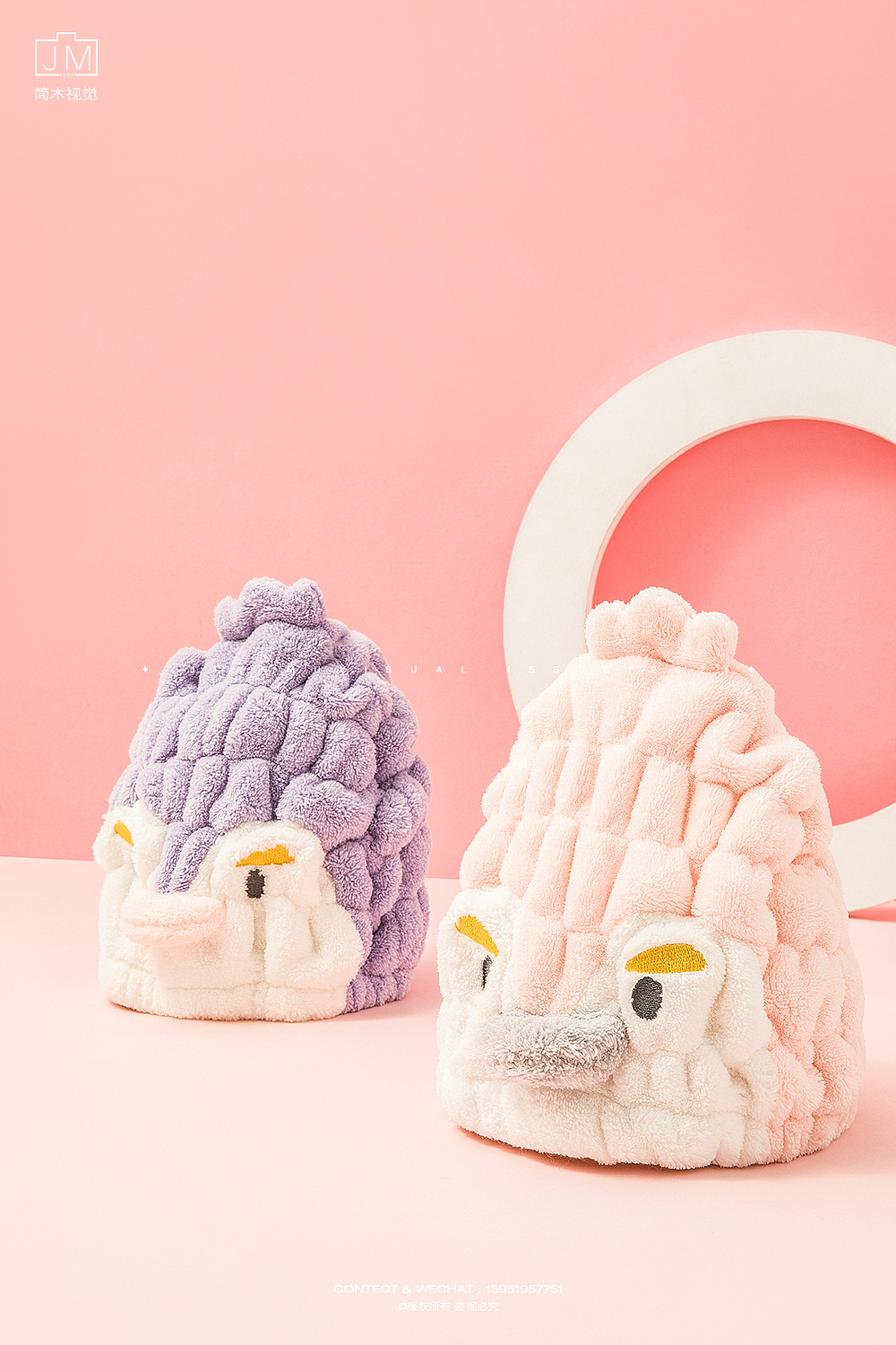 IAN × 方巾拍摄 | 干发帽毛巾披风 简木视觉产品摄影