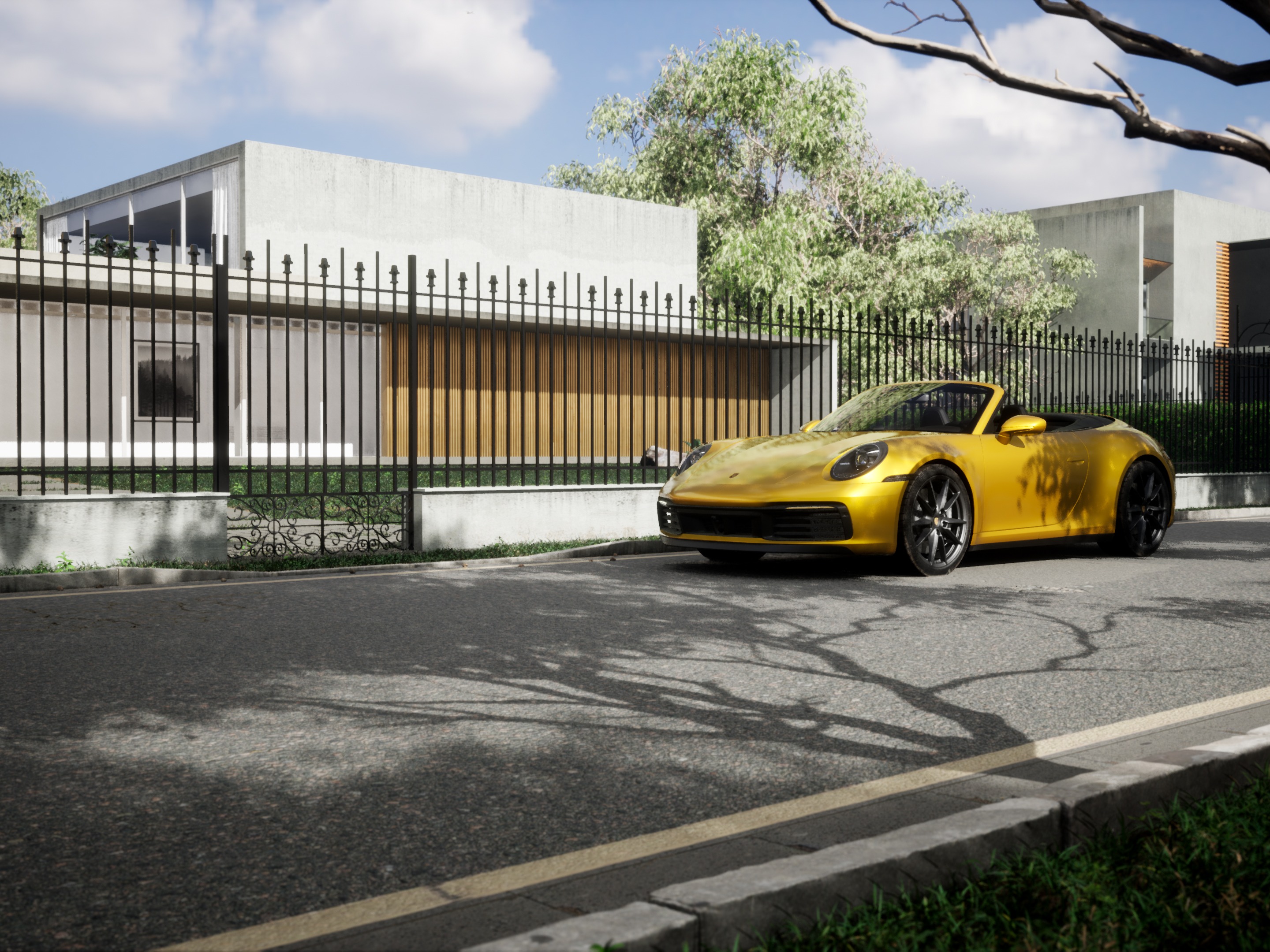 Villa-Porsche 「Unreal Engine 4 写实风高清渲染」
