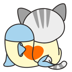 【微信贴纸】猫小爷和虎小鲸4（图ZOTAyMjY3MzI=） - 网络表情 - 站酷设计师ikutabb原创素材 - 站酷ZCOOL