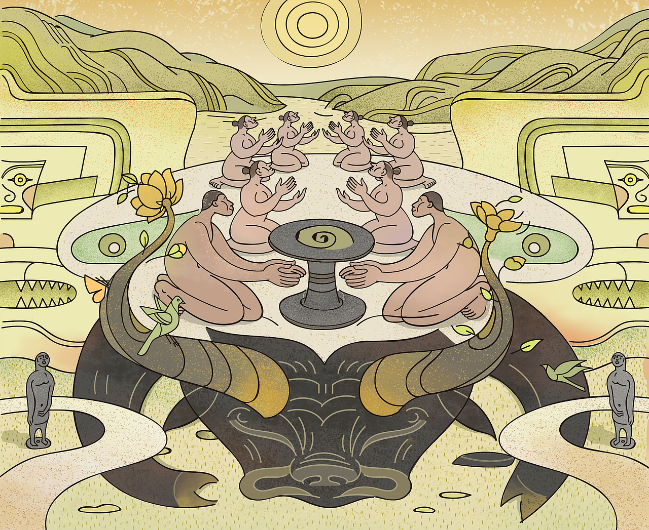 良渚文化系列插图