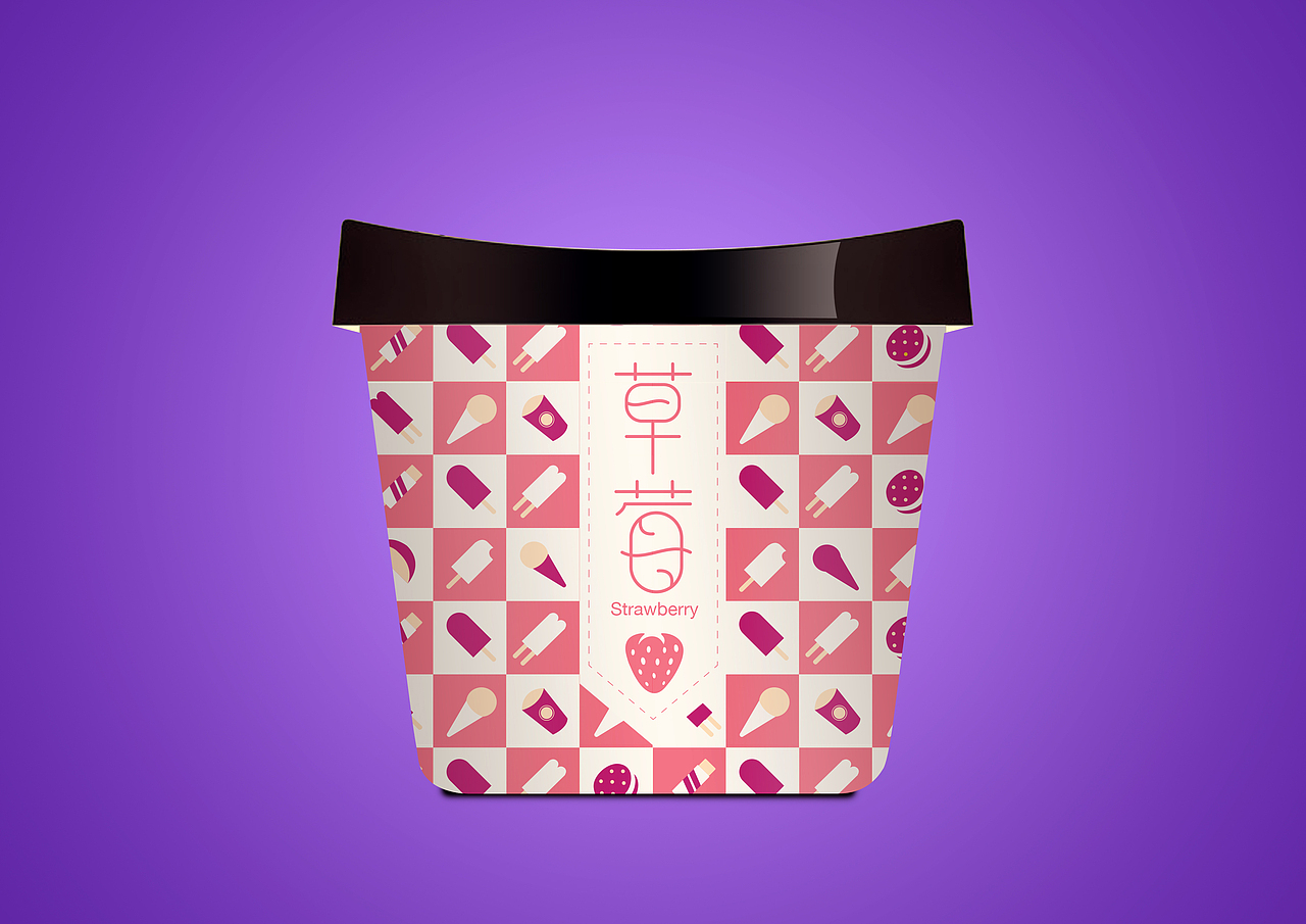 504冰激凌包装（图ZNzQ4NzIxMzI=） - 包装 - 站酷设计师古早品牌设计原创素材 - 站酷ZCOOL