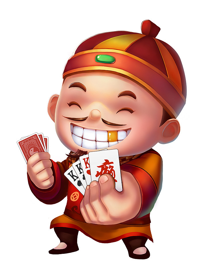 斗地主棋牌游戏插画_小小小的人物-站酷zcool