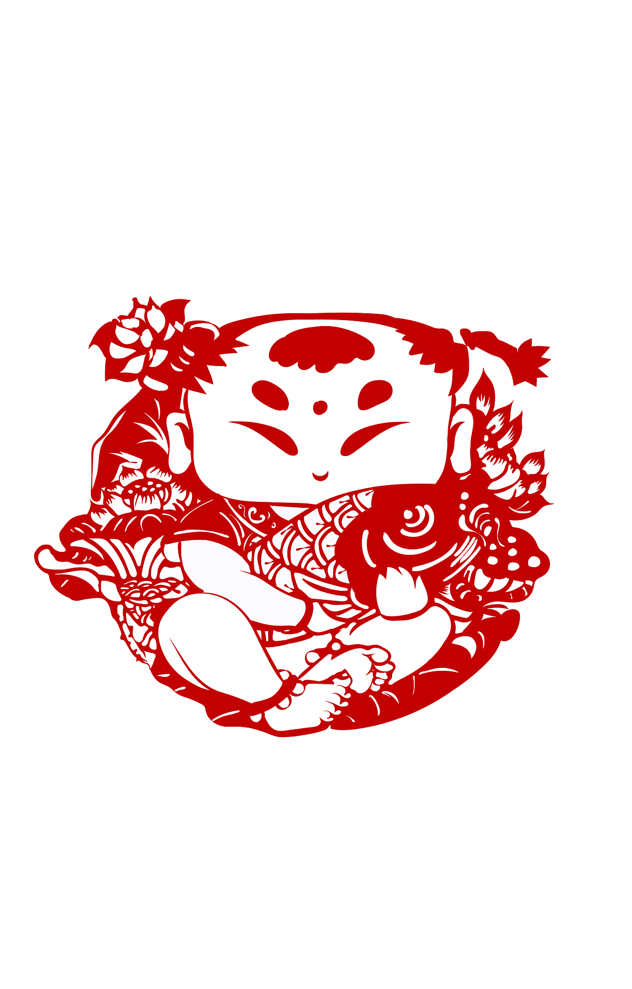 创意图案—年画娃娃