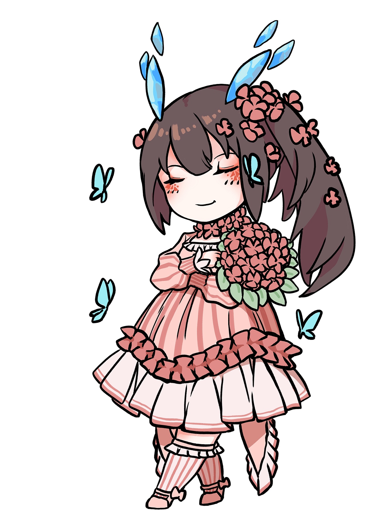 形象设计 情人节 拟人|插画|新锐潮流插画|奥尔良猫肉卷_原创作品