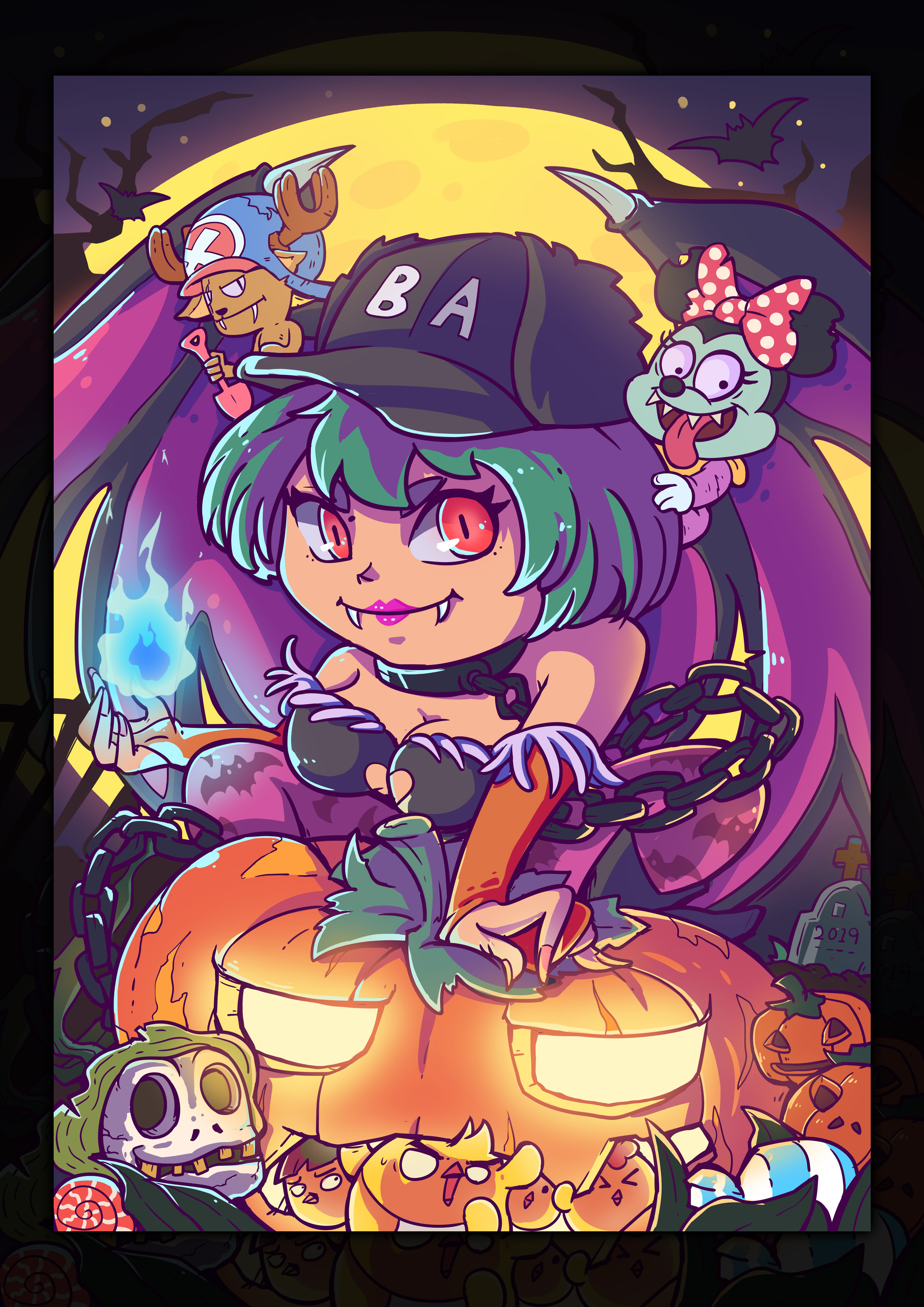 万圣节cos的绘画活动|插画|新锐潮流插画|搞事的光sir - 原创作品