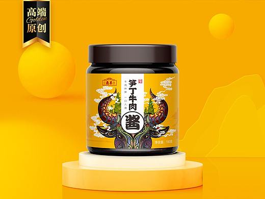 〓鼎丰笋丁牛肉酱&包装设计│By_师兄设计