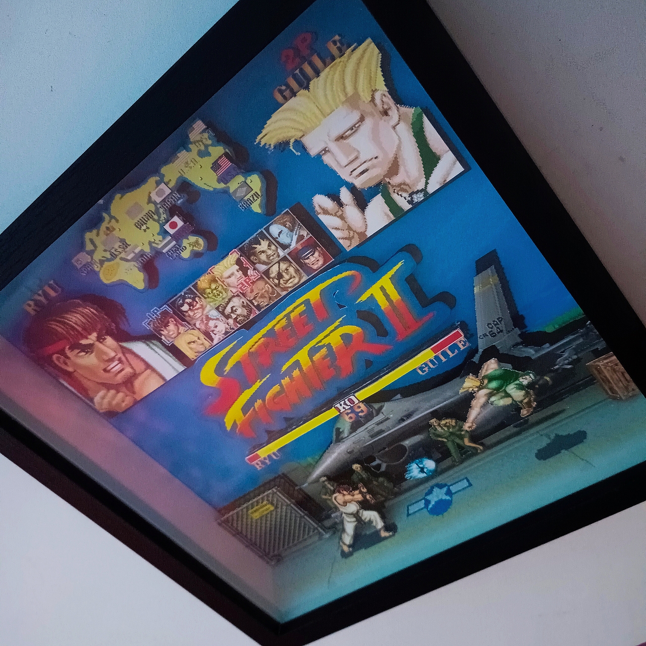 童年玩不起游戏系列之《街霸2》立体手工盒