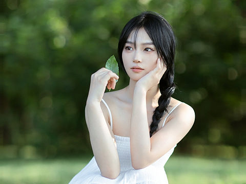 夏日…微风…白裙