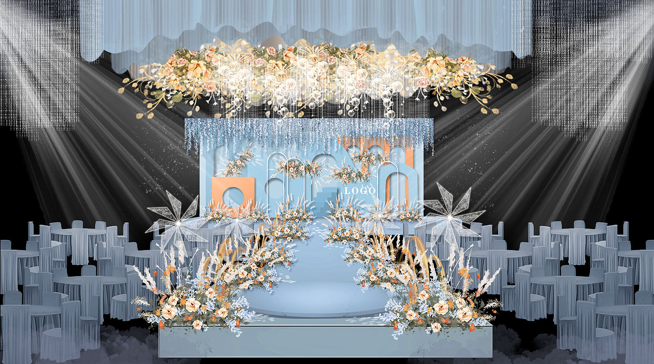 近期婚礼舞台效果图（图ZMjYwNjQyNTI4） - 其他平面 - 站酷设计师是冷酷的冷原创素材 - 站酷ZCOOL