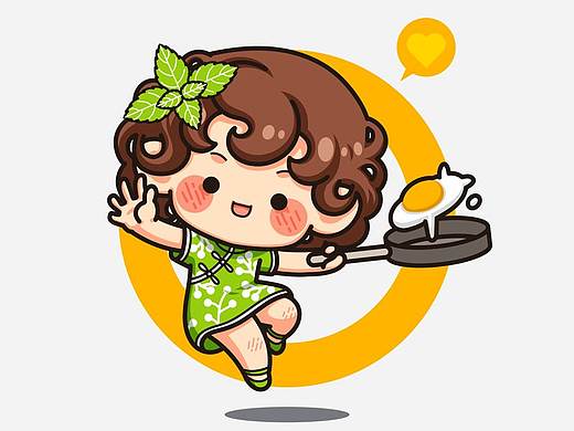 小吃卡通形象
