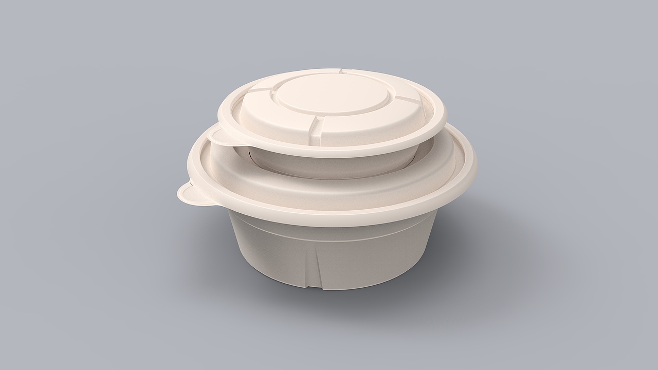 汤面分离外卖餐盒，俗称“地雷”“子母盒”（图ZMTY3NTI2Njg4） - 生活用品 - 站酷设计师谢老师or伟哥原创素材 - 站酷ZCOOL