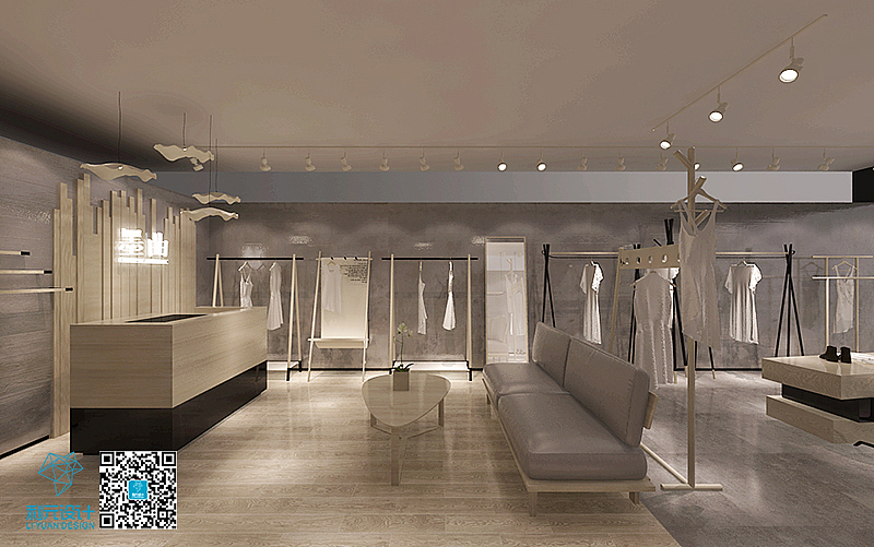 “墨曲”服饰品牌呼和浩特店（图ZMTIxOTU3NzA0） - 家装设计 - 站酷设计师利元设计原创素材 - 站酷ZCOOL
