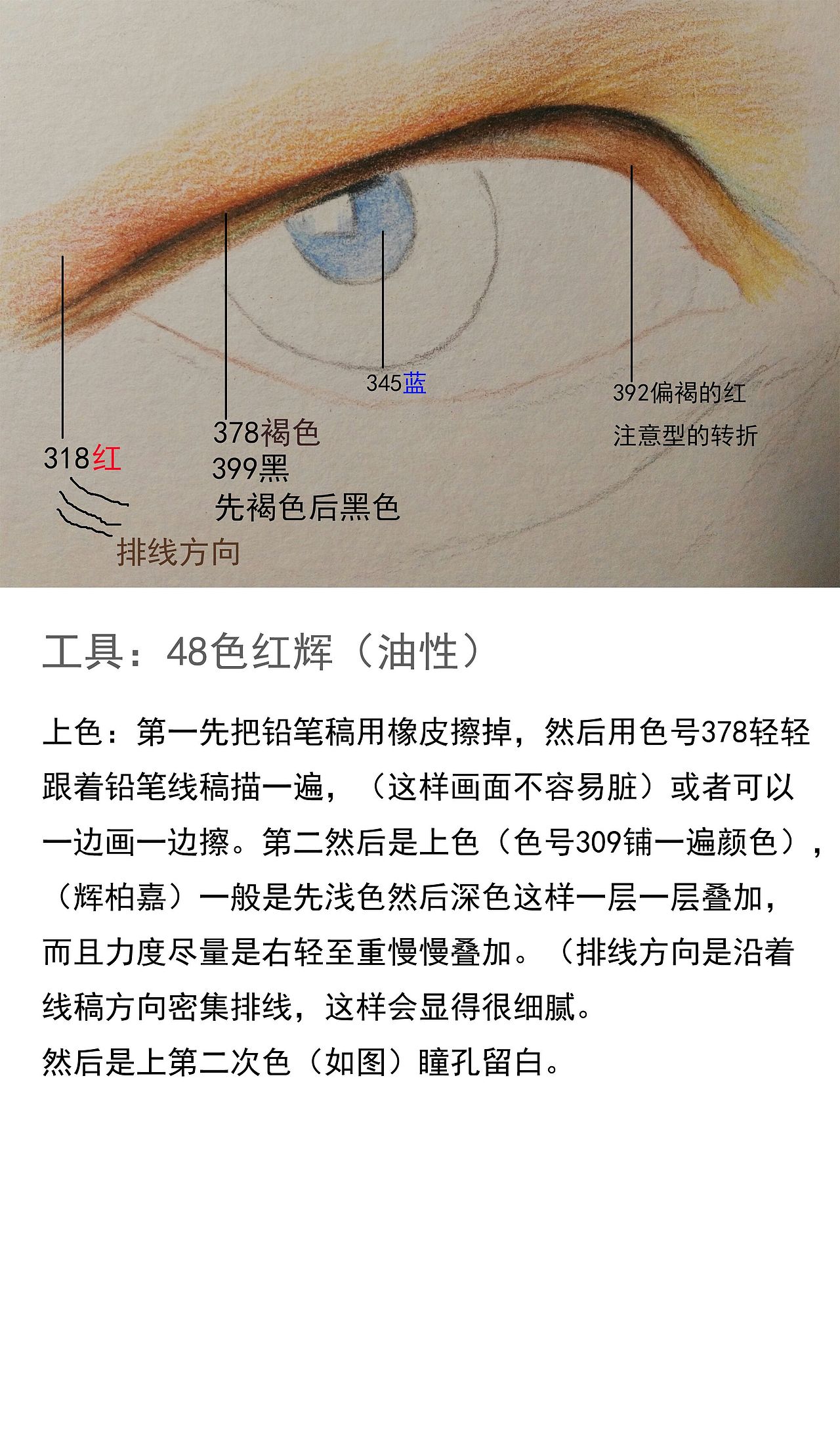 （教程）普通红辉教你画一幅写实眼睛（图ZODc5OTEzNDA=） - 绘画 - 站酷设计师浩轩手绘原创素材 - 站酷ZCOOL