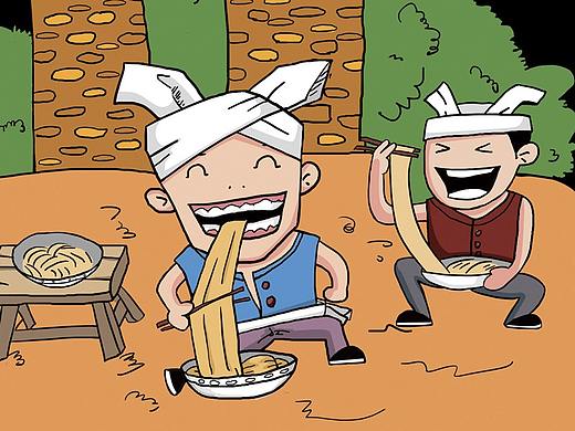 秦阿三大米面皮品牌全案设计