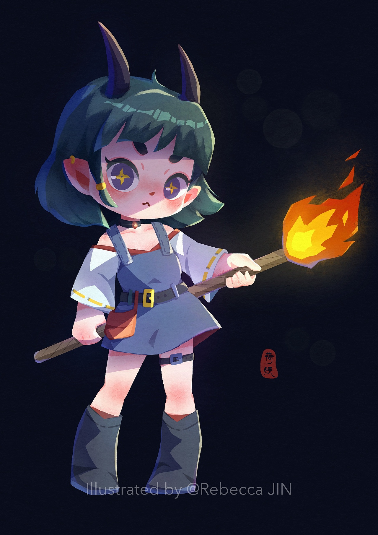 近期插画学练小结（图ZMjU2NDQ3MTA4） - 儿童插画 - 站酷设计师荷妖原创素材 - 站酷ZCOOL