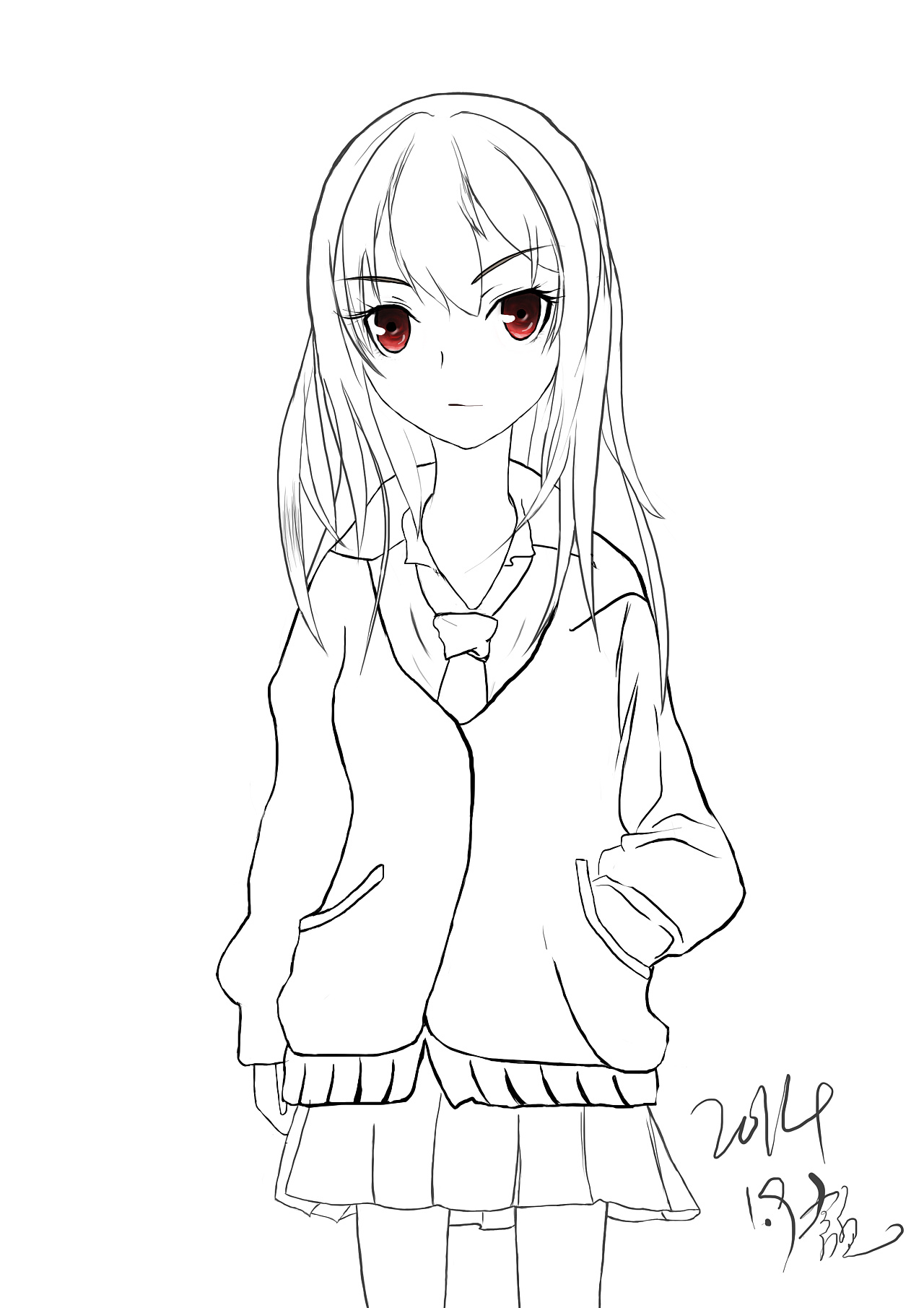 最近的一些绘画稿子