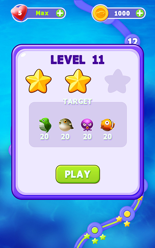 海洋三消游戏（图ZMzAwNTQ0NjA=） - 游戏UI - 站酷设计师10ldye原创素材 - 站酷ZCOOL