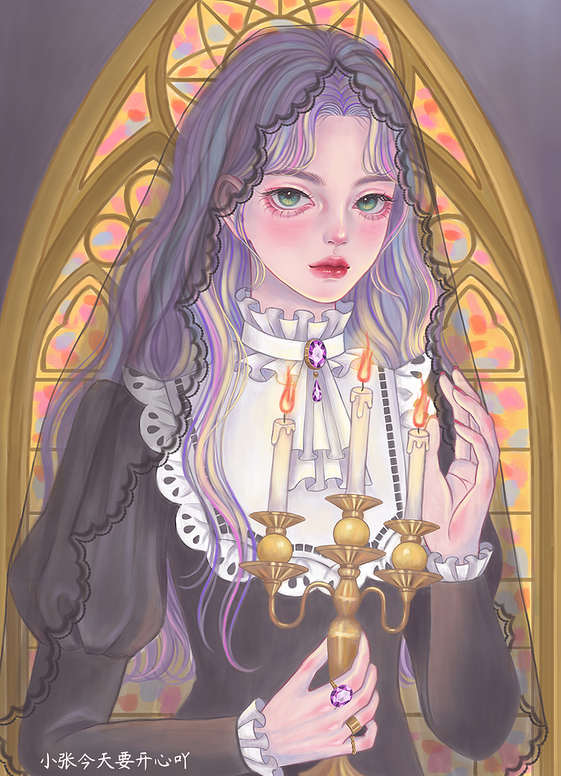 近期少女人像插画总结