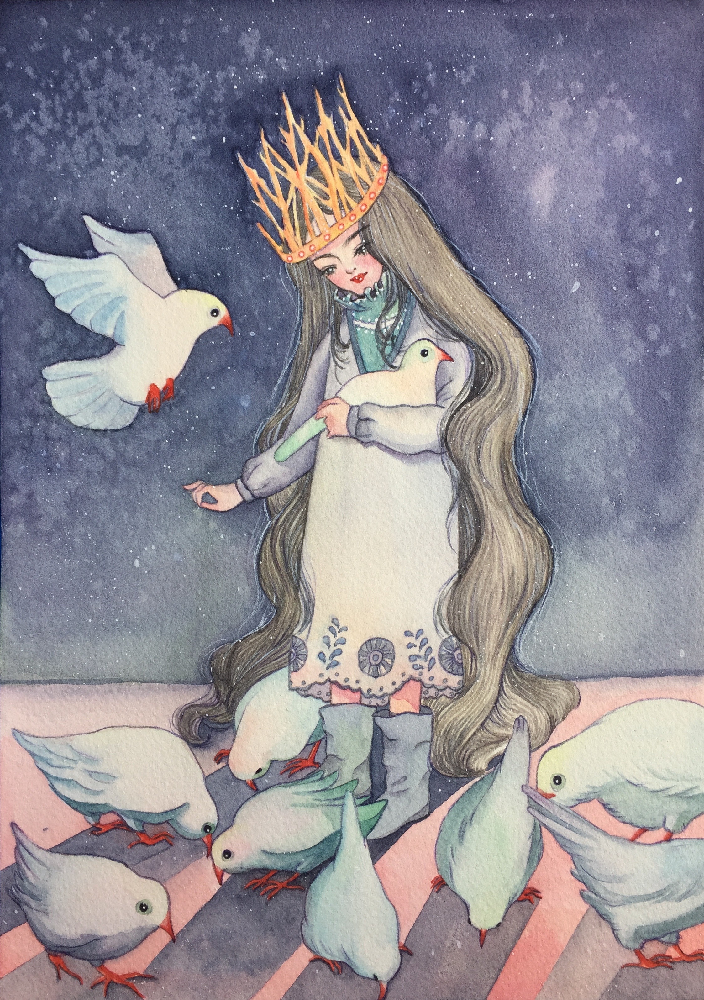 小精灵的梦幻世界|插画|儿童插画|薇薇小花 - 原创作品 - 站酷 (zcool