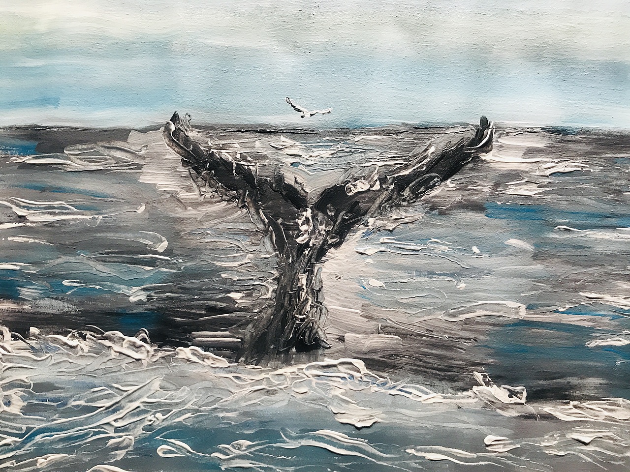 王同雨个人原创水粉画作品