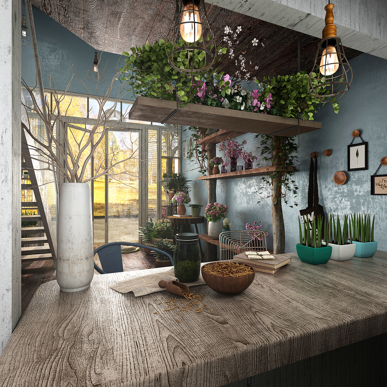 在梦里的小店（图ZMTEwNDQ2MDYw） - 家装设计 - 站酷设计师尘埃dust原创素材 - 站酷ZCOOL