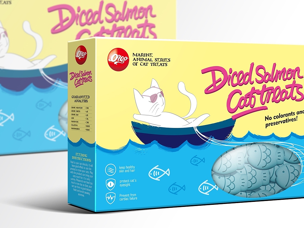 O 欧果猫粮（图ZNzI0MzE5MjA=） - 包装 - 站酷设计师Collin2016原创素材 - 站酷ZCOOL