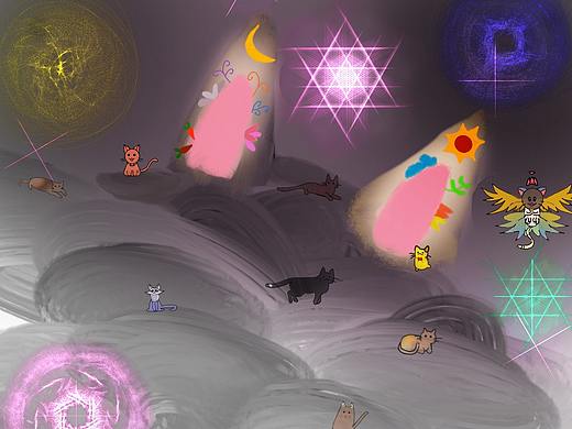 這個(gè)世界上會(huì)有喵星存在嗎？（個(gè)人主頁-ZNTQyOTM1MzY=） - 創(chuàng)作習(xí)作 - 站酷設(shè)計(jì)師鯨33原創(chuàng)素材 - 站酷ZCOOL