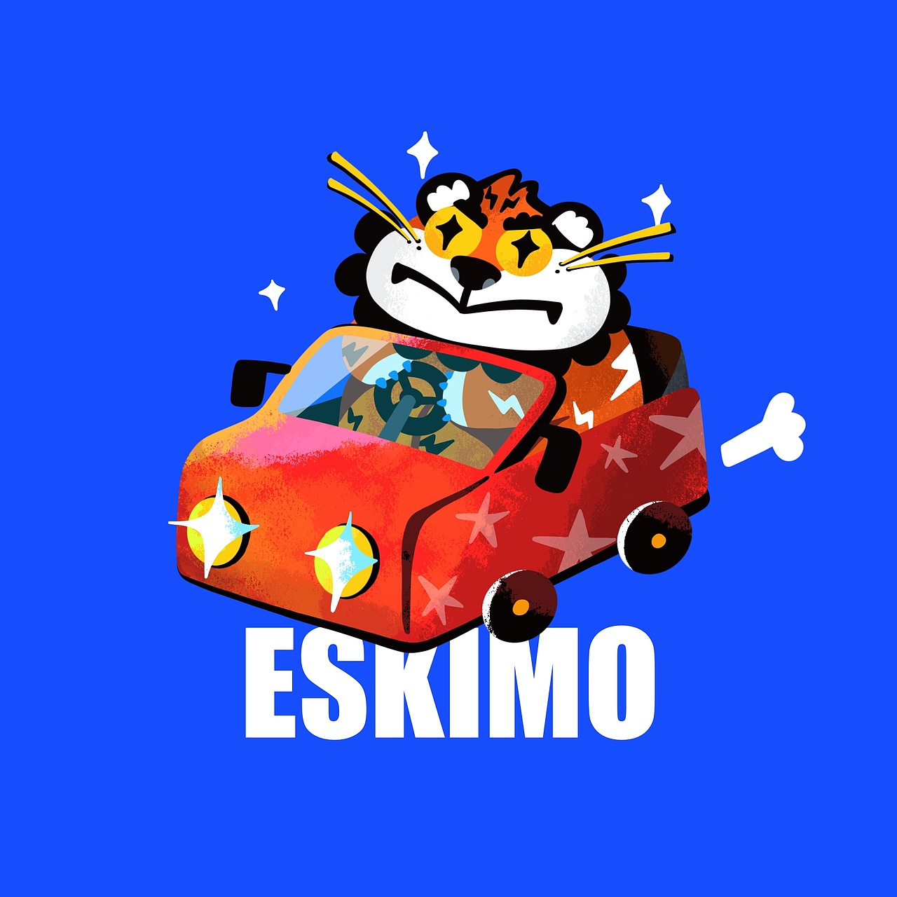 ESKIMO虎年原创IP——发发虎（图ZMjg4NTU5Mjky） - 商业插画 - 站酷设计师星星志愿者ESKIMO原创素材 - 站酷ZCOOL