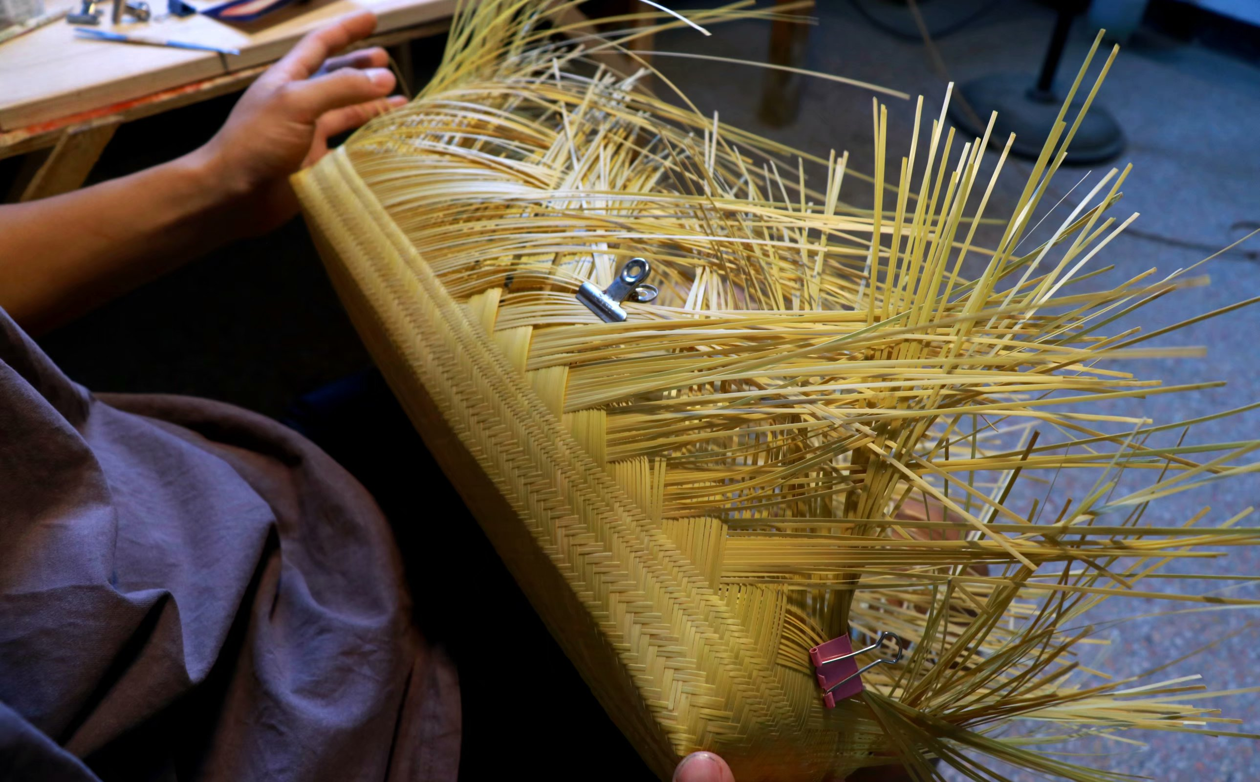 创意场地布置手工竹制品 儿童手工diy青花包边儿童益智材料中国风-阿里巴巴