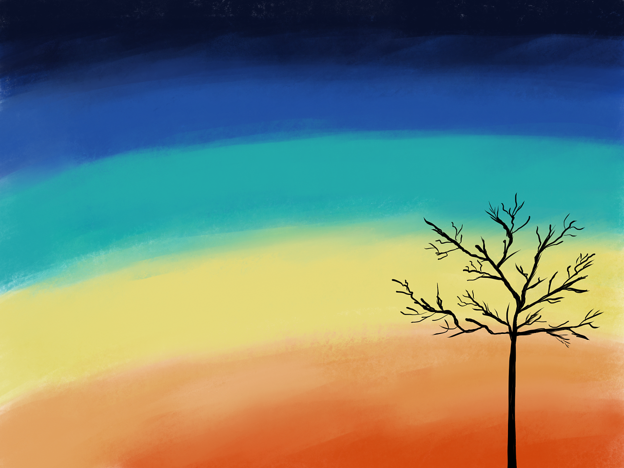 彩虹天堂procreate练习稿1