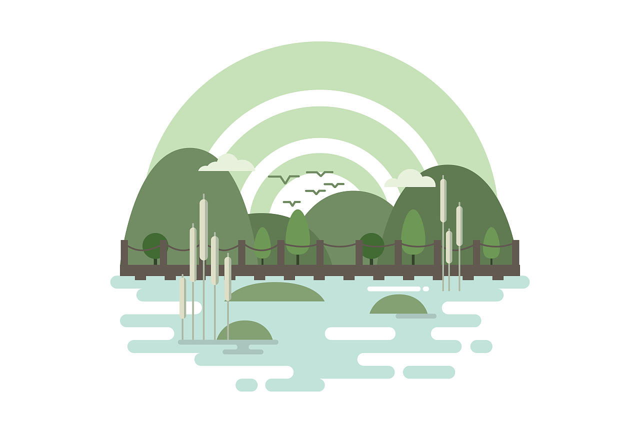 羊城新八景-AI插画（图ZMjM0ODg0ODY4） - 艺术插画 - 站酷设计师Janieee1原创素材 - 站酷ZCOOL