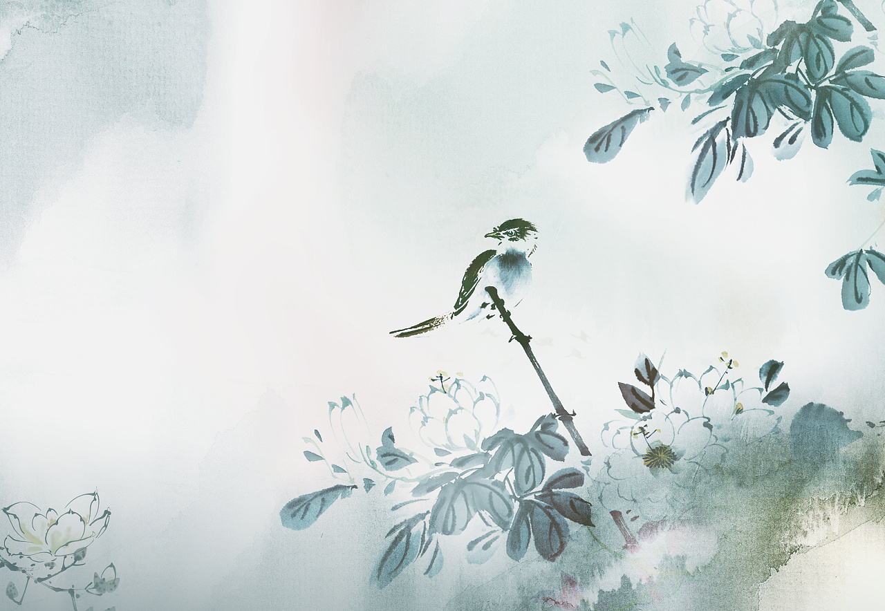 水墨——鸟鸣涧