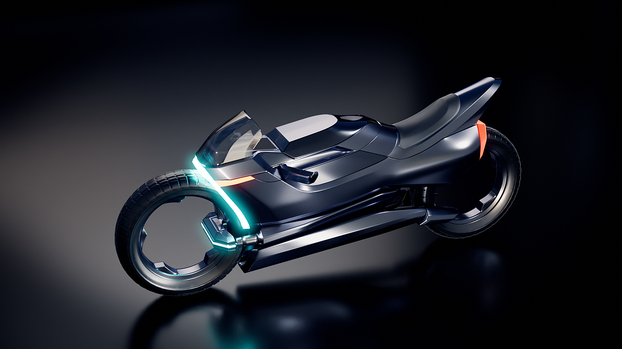 x-ring未来电动摩托车设计