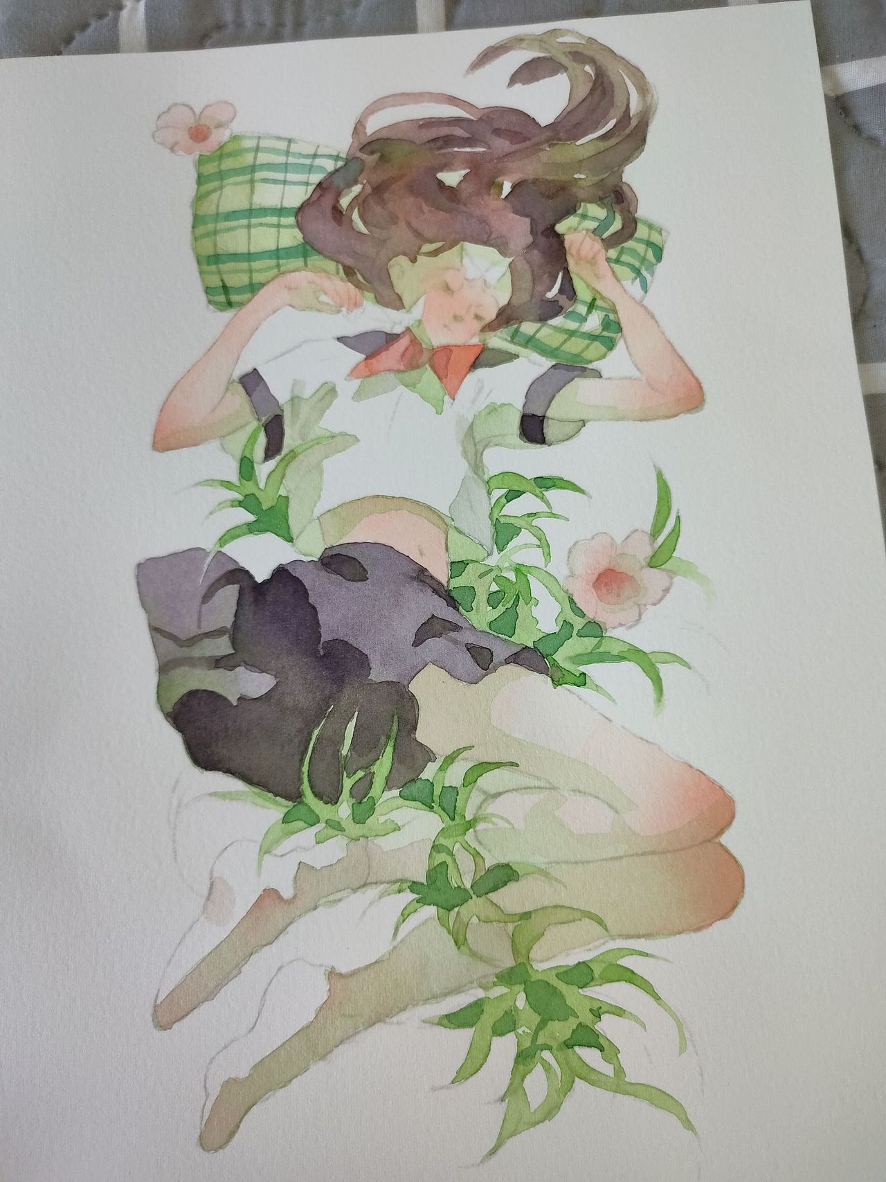 酿春光(纸胶带)（图ZMzY2NDQwMjAw） - 商业插画 - 站酷设计师忍冬2333原创素材 - 站酷ZCOOL