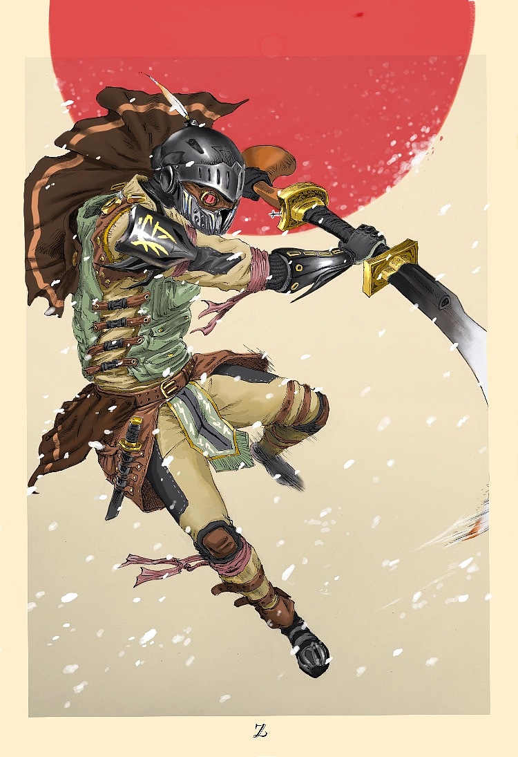 冬日猎人|插画|创作习作|米一长 - 原创作品 - 站酷 (zcool)