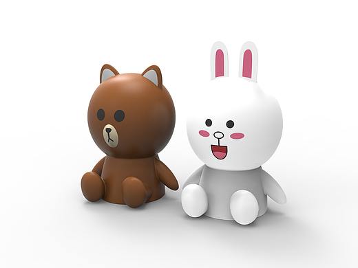 linefriends~布朗熊&可妮兔