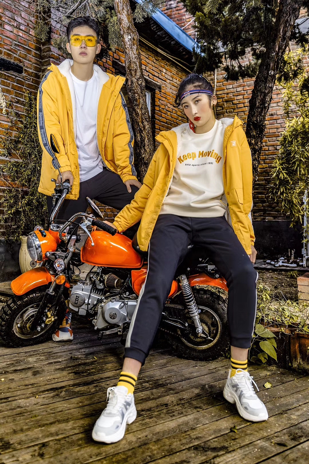 安踏冬季服装发拍摄