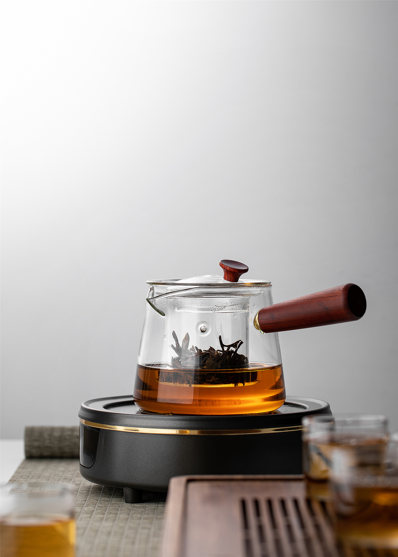 玻璃煮茶壶/电陶炉烧水壶蒸茶壶（图ZMjg2NzU4NTMy） - 产品摄影 - 站酷设计师五七六三原创素材 - 站酷ZCOOL