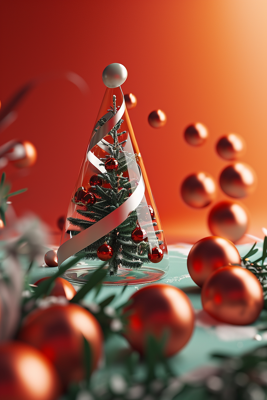 虚拟海报 | 圣诞节海报（图ZMzU4MTAzNDIw） - AI作品 - 站酷设计师YIIIJIIIE原创素材 - 站酷ZCOOL