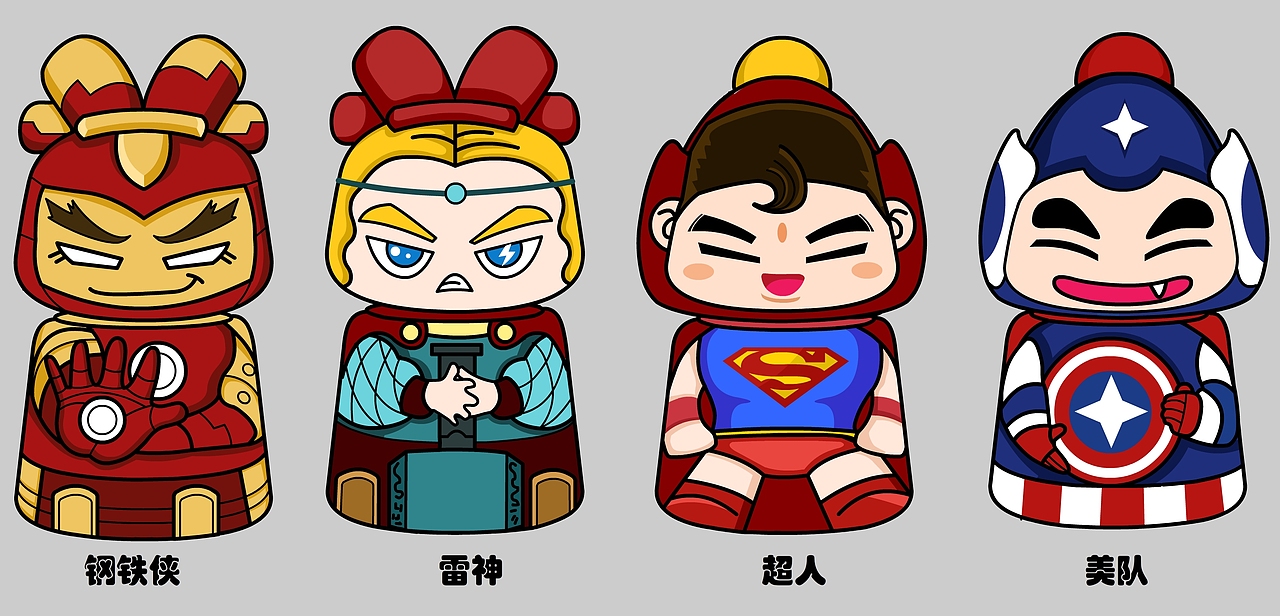 文创公仔设计（图ZMTU5NTc0MTA0） - 商业插画 - 站酷设计师鼎盛杨原创素材 - 站酷ZCOOL